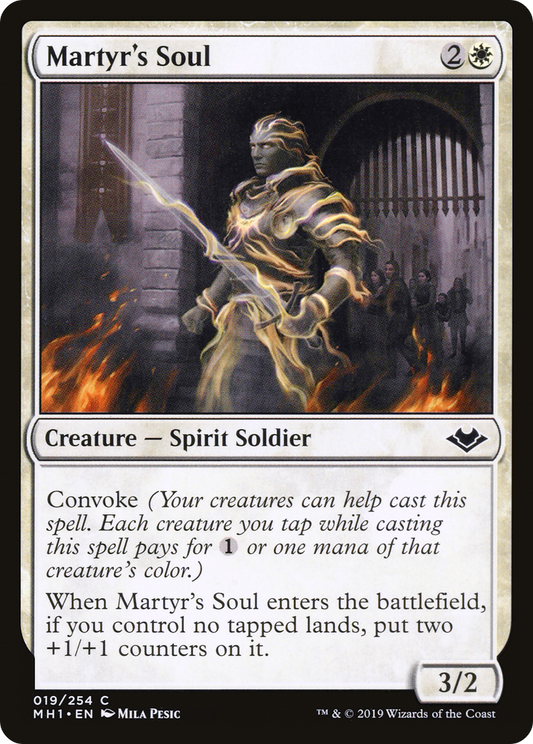 Martyr's Soul [Modern Horizons] Foil
