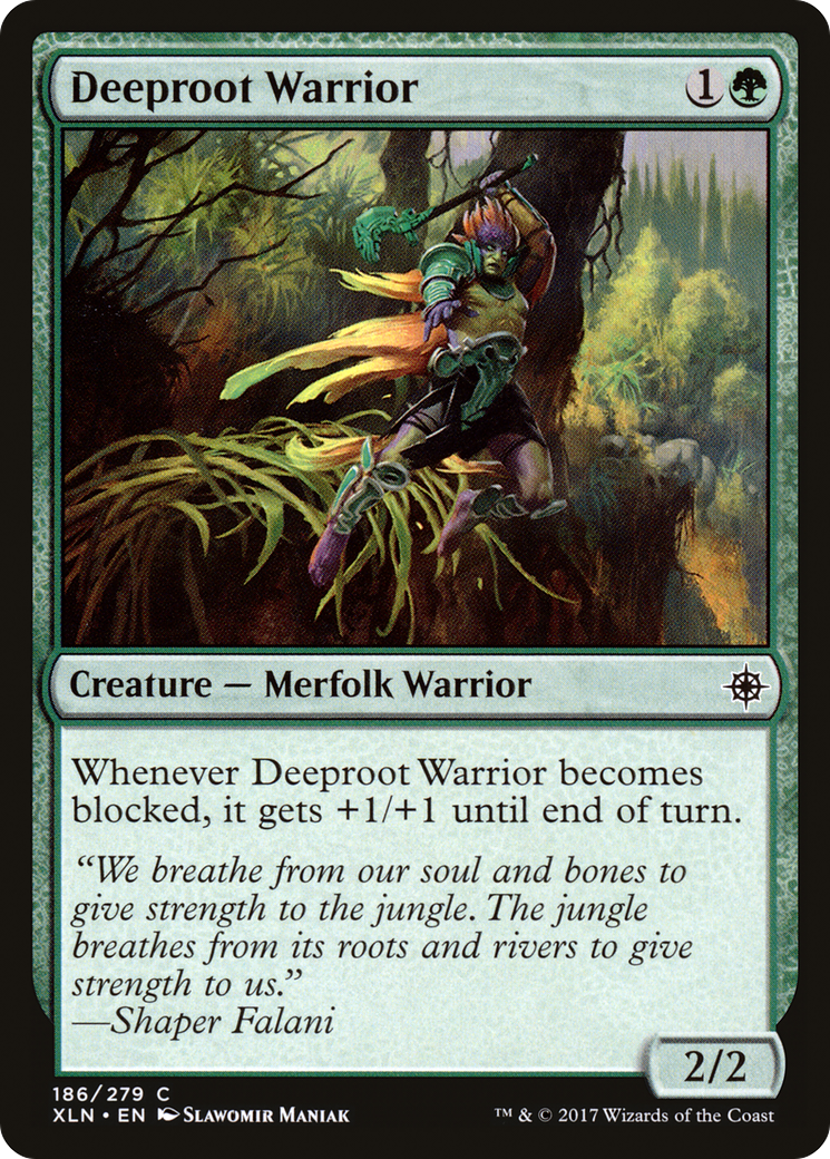 Deeproot Warrior [Ixalan] Foil