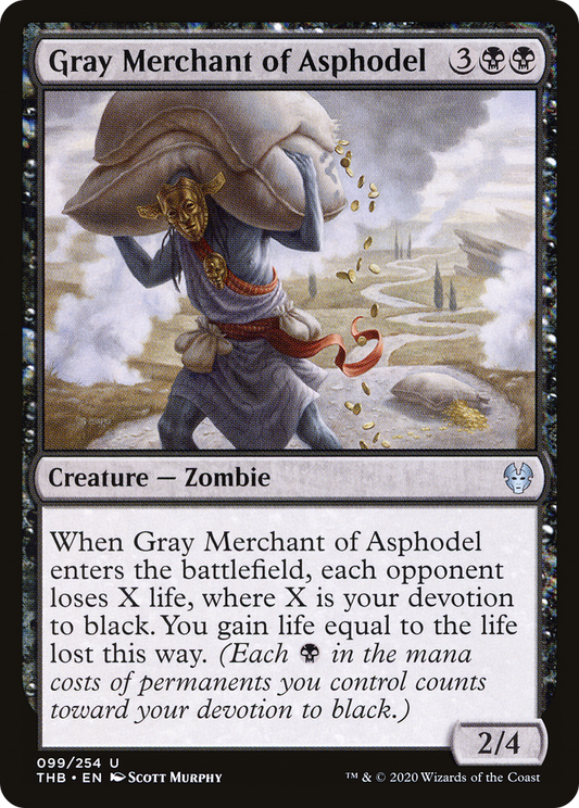 Gray Merchant of Asphodel [Theros Beyond Death] Foil