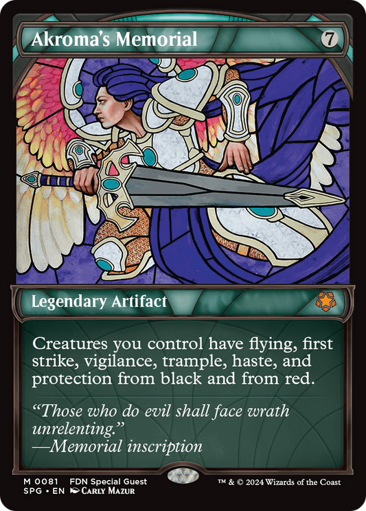 Akroma's Memorial (Showcase) [Foundations Special Guests] Foil