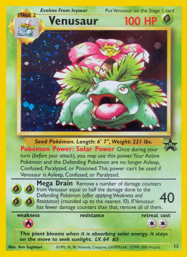 Venusaur (13) [Wizards of the Coast: Black Star Promos] | Silver Goblin