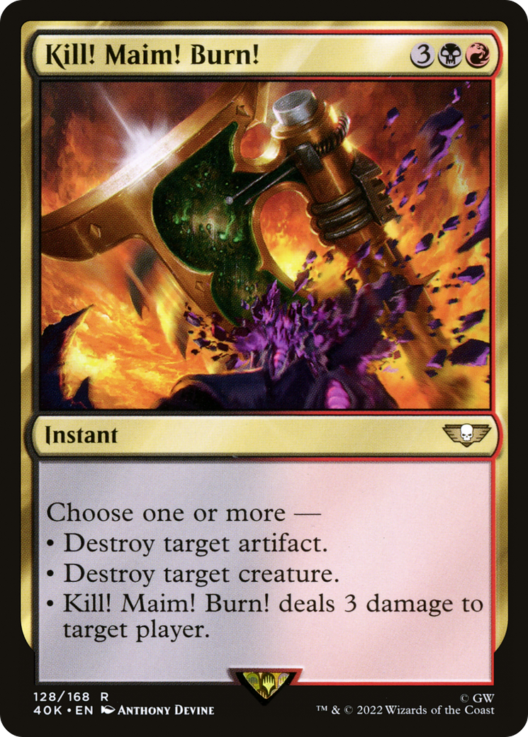 Kill! Maim! Burn! [Warhammer 40,000]