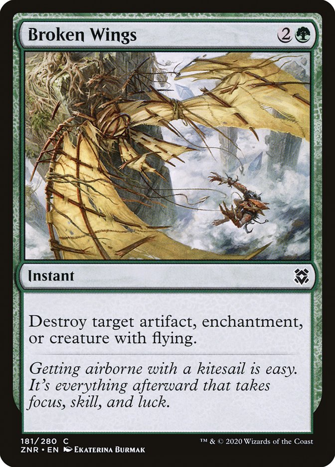 Broken Wings [Zendikar Rising] | Silver Goblin