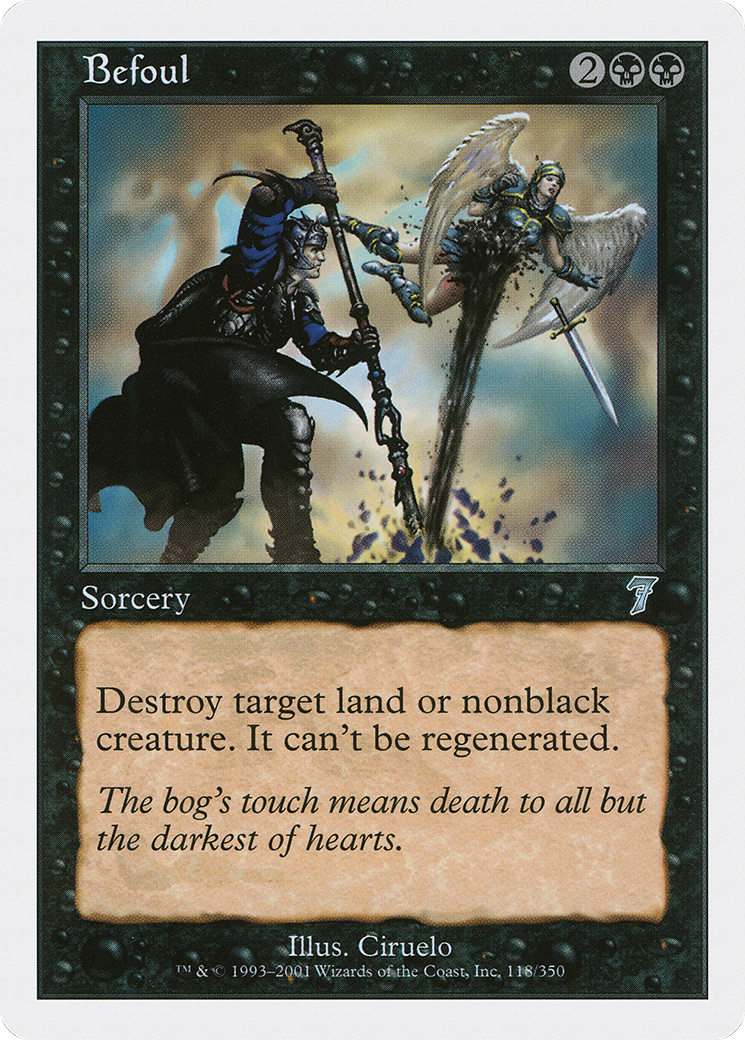 Befoul (118) Foil - Seventh Edition