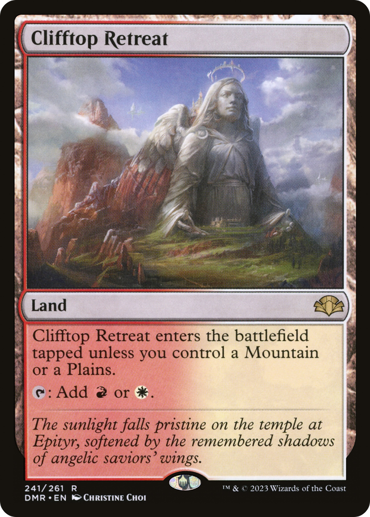 Clifftop Retreat [Dominaria Remastered] Foil