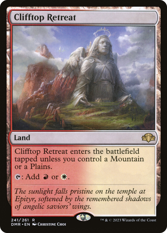 Clifftop Retreat [Dominaria Remastered] Foil