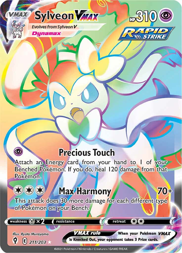 Sylveon VMAX (211/203) [Sword & Shield: Evolving Skies] | Silver Goblin