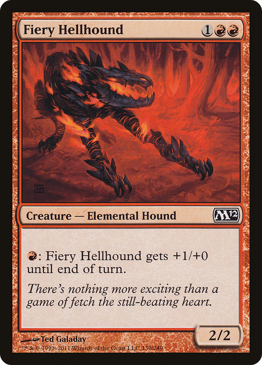 Fiery Hellhound [Magic 2012] Foil