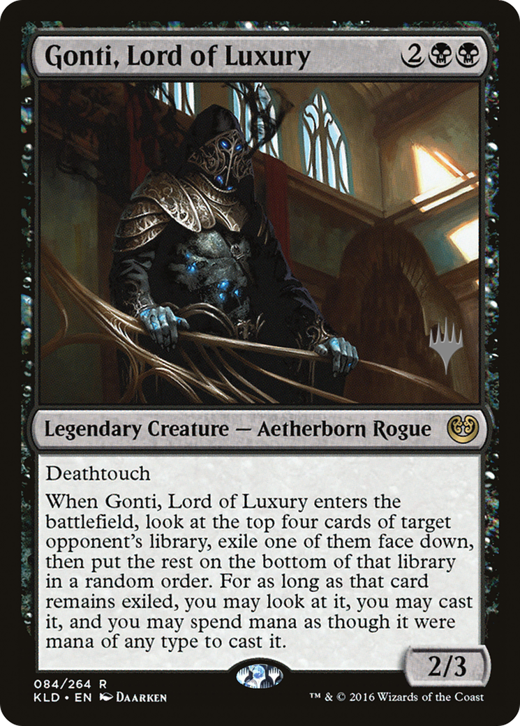 Gonti, Lord of Luxury (84p) Foil - Kaladesh Promos