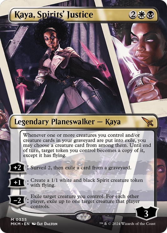 Kaya, Spirits' Justice (Borderless) [Murders at Karlov Manor] Foil