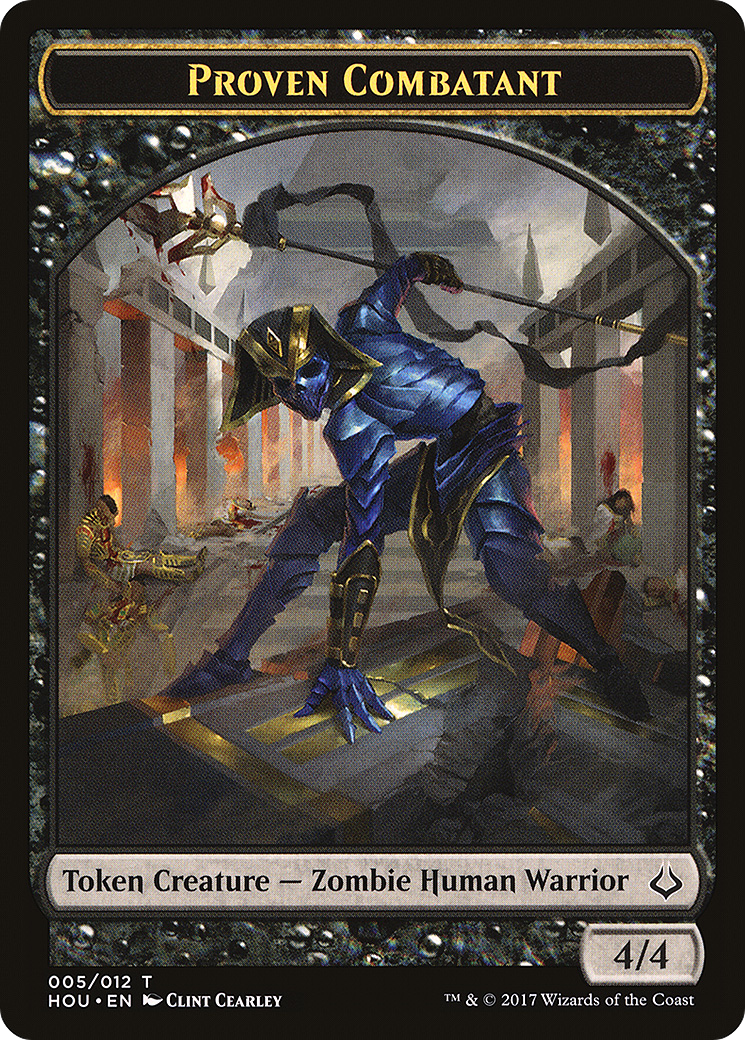 Proven Combatant Token [Hour of Devastation Tokens] | Silver Goblin