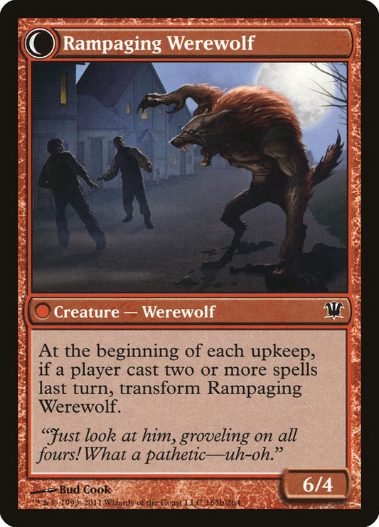 Tormented Pariah // Rampaging Werewolf [Innistrad] Foil