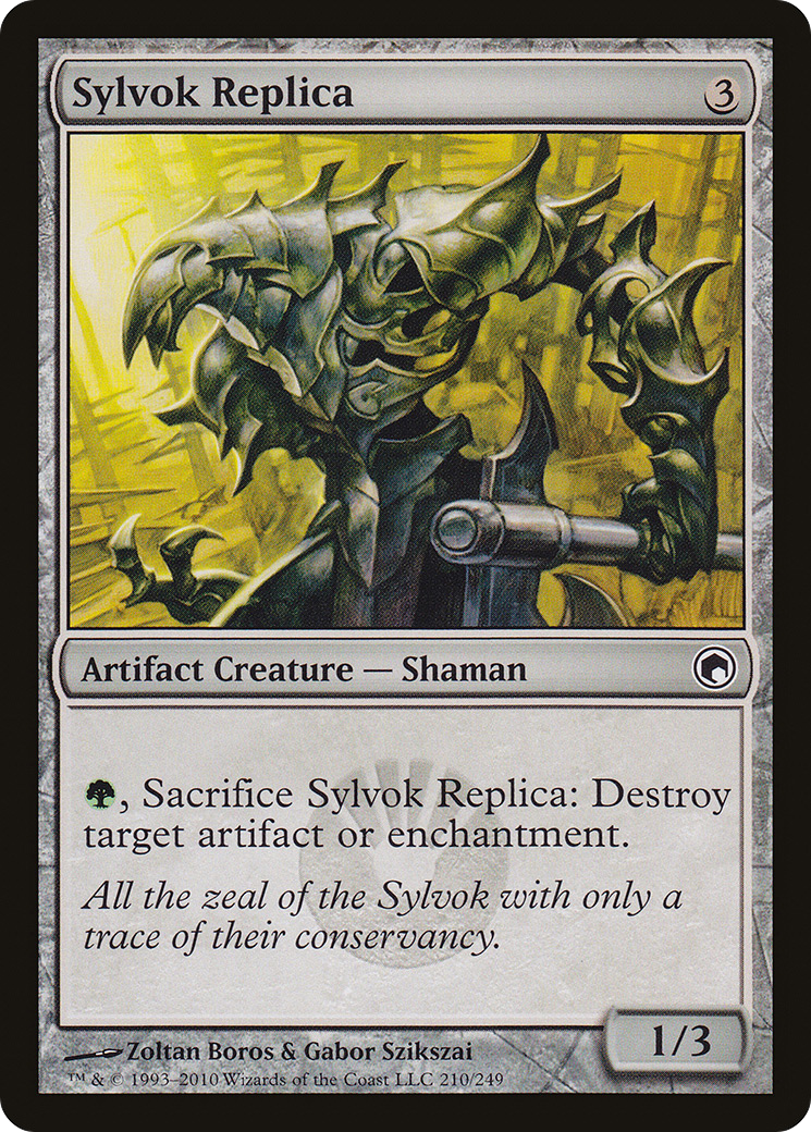 Sylvok Replica (210) Foil - Scars of Mirrodin