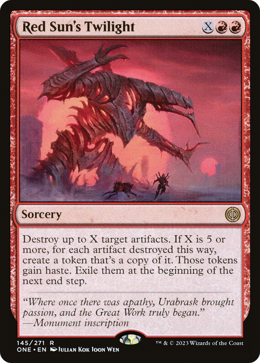 Red Sun's Twilight [Phyrexia: All Will Be One] Foil