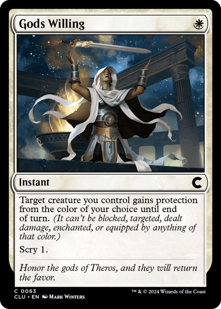 Gods Willing [Ravnica: Clue Edition] | Silver Goblin