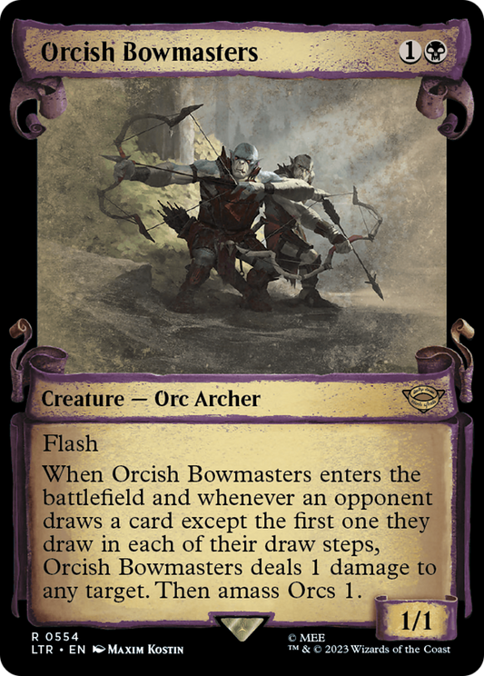 Orcish Bowmasters [The Lord of the Rings: Tales of Middle-Earth Showcase Scrolls] Foil