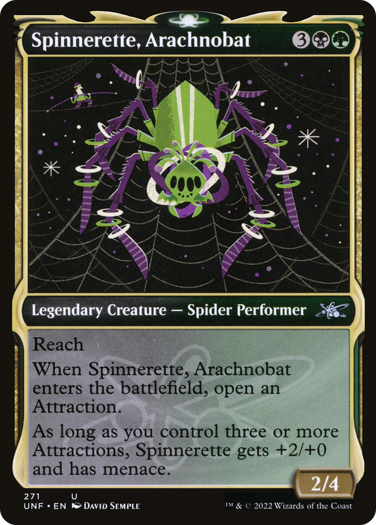 Spinnerette, Arachnobat (Showcase) [Unfinity]