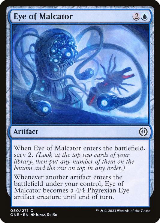 Eye of Malcator [Phyrexia: All Will Be One] Foil