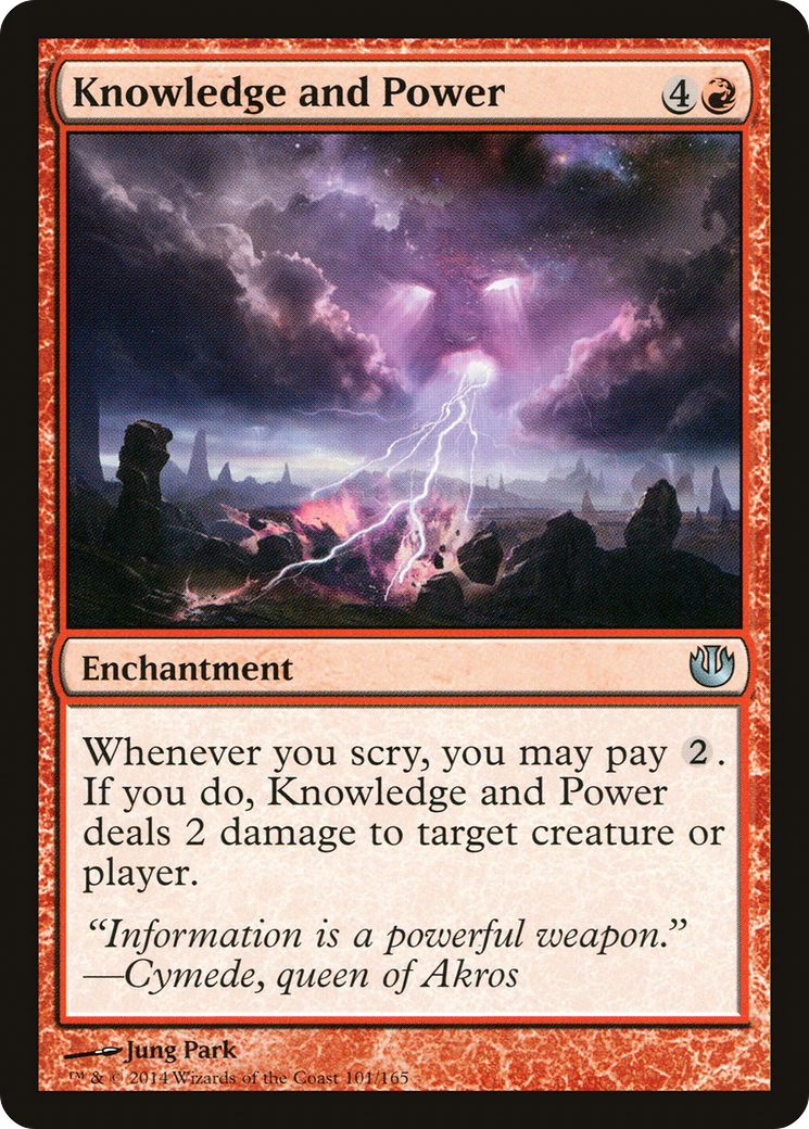 Knowledge and Power [Journey into Nyx] Foil