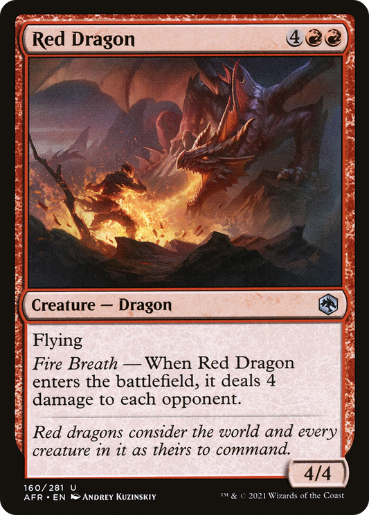 Red Dragon [Dungeons & Dragons: Adventures in the Forgotten Realms] Foil