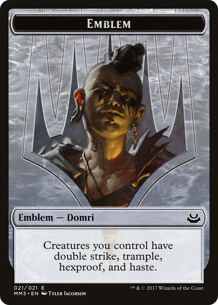 Domri Rade Emblem [Modern Masters 2017 Tokens] | Silver Goblin