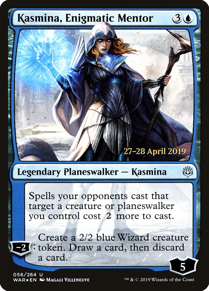 Kasmina, Enigmatic Mentor [War of the Spark Prerelease Promos] | Silver Goblin