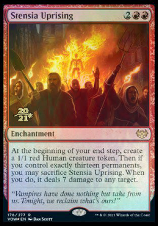 Stensia Uprising [Innistrad: Crimson Vow Prerelease Promos] | Silver Goblin