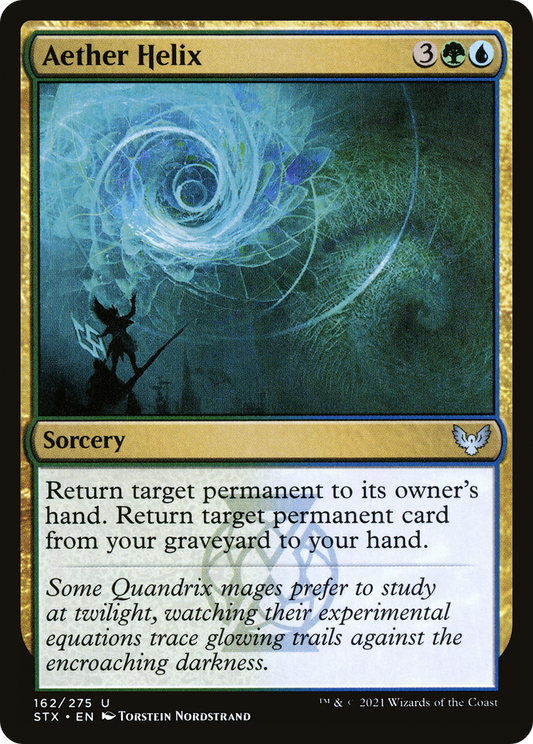 Aether Helix [Strixhaven: School of Mages] Foil