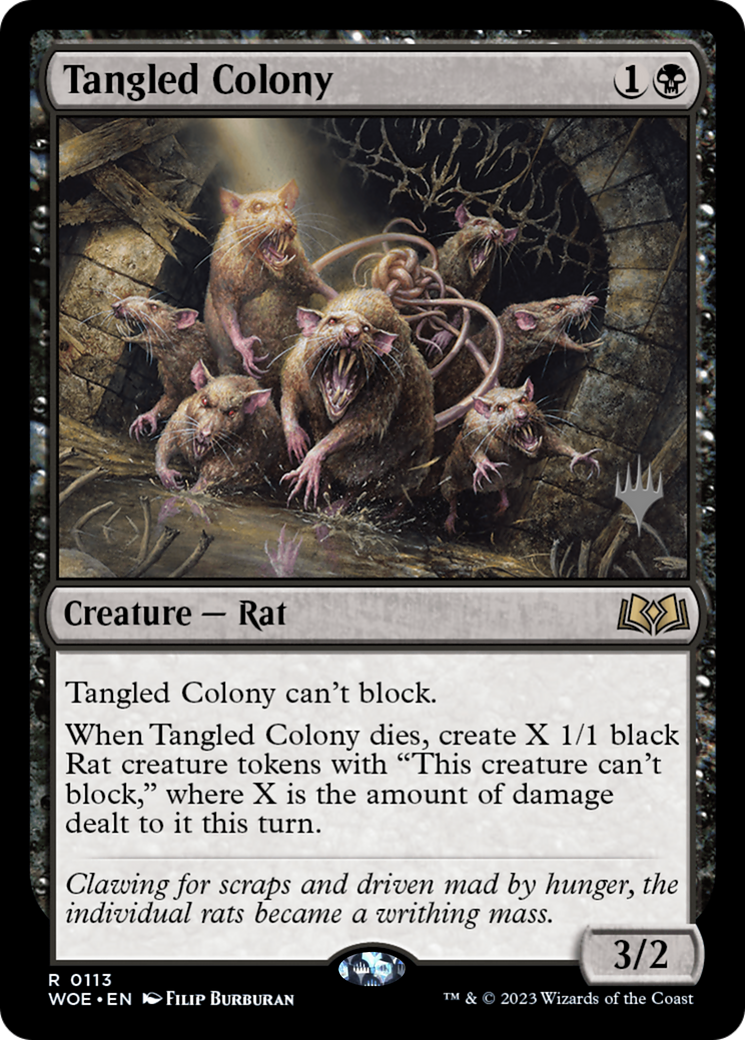 Tangled Colony (Promo Pack) [Wilds of Eldraine Promos] Foil