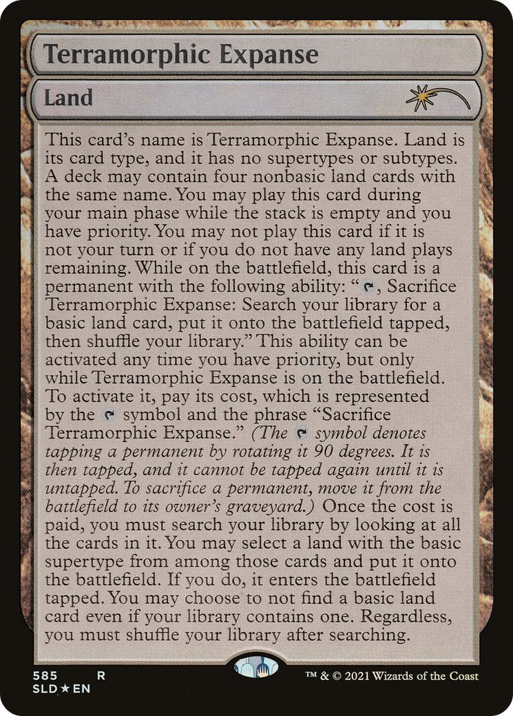 Terramorphic Expanse (585) Foil - Secret Lair Drop