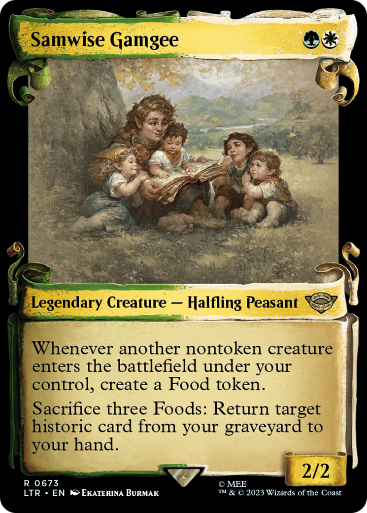 Samwise Gamgee (Showcase) (673) Foil - The Lord of the Rings: Tales of Middle-earth