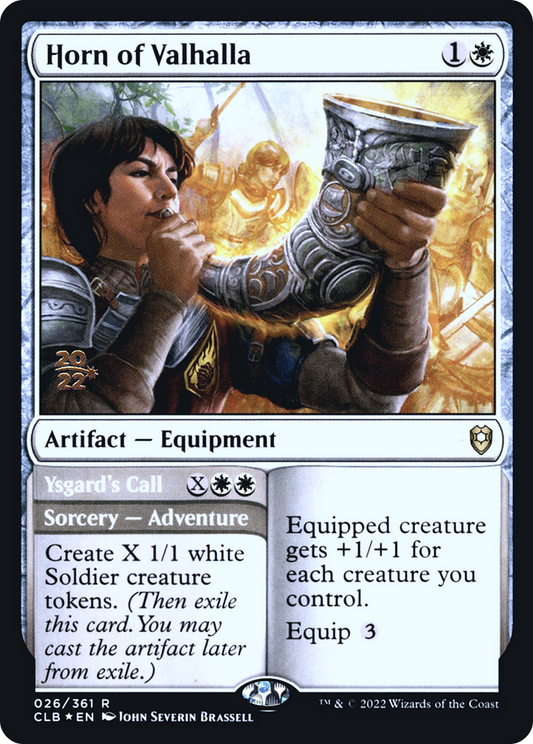 Horn of Valhalla // Ysgard's Call [Commander Legends: Battle for Baldur's Gate Prerelease Promos]