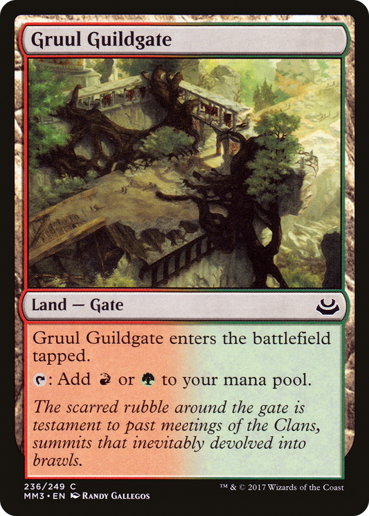 Gruul Guildgate [Modern Masters 2017] Foil