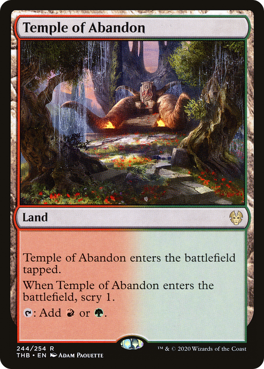 Temple of Abandon [Theros Beyond Death] Foil