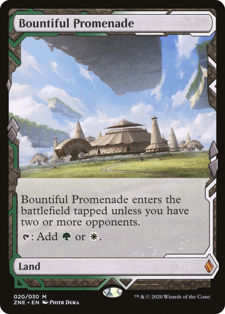 Bountiful Promenade (Expeditions) [Zendikar Rising Expeditions] Foil