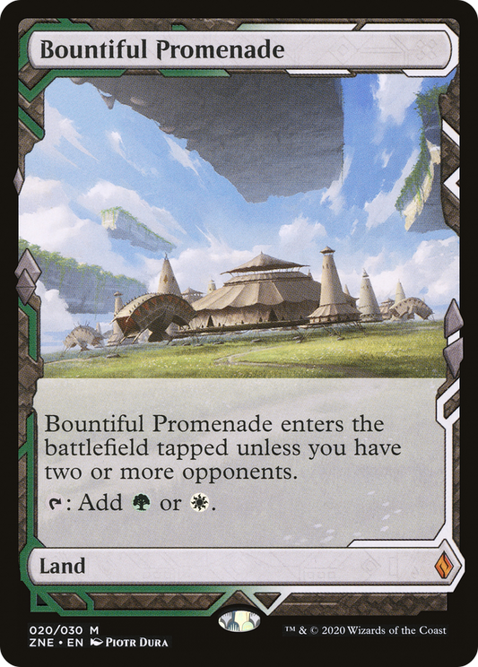 Bountiful Promenade (Expeditions) [Zendikar Rising Expeditions] Foil
