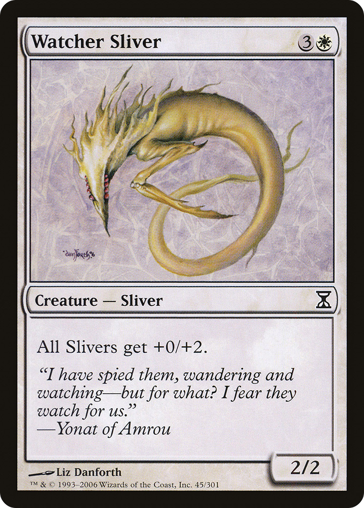Watcher Sliver [Time Spiral] Foil
