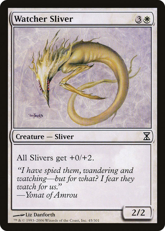 Watcher Sliver [Time Spiral] Foil