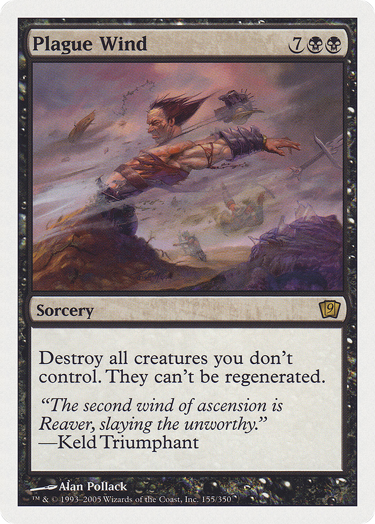 Plague Wind (155) Foil - Ninth Edition