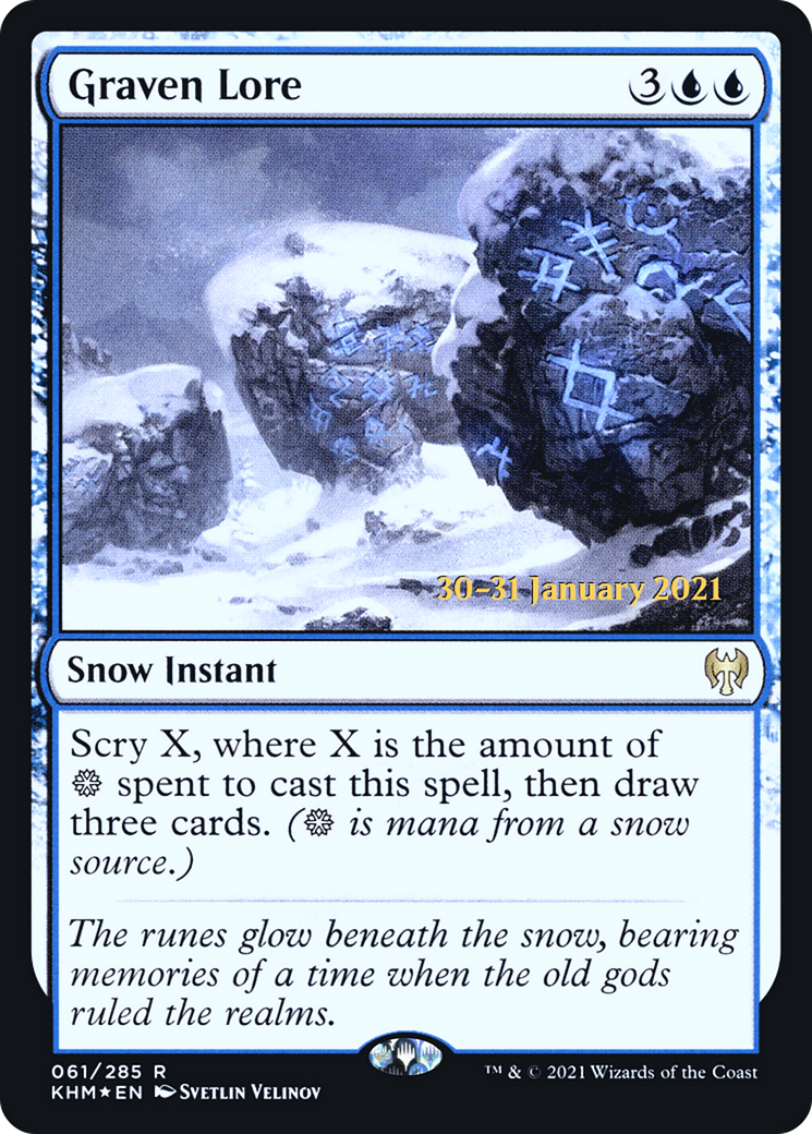 Graven Lore [Kaldheim Prerelease Promos]