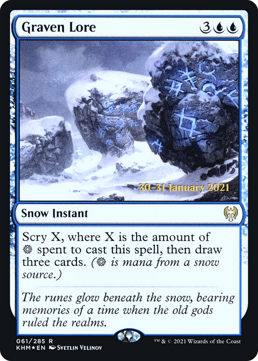 Graven Lore [Kaldheim Prerelease Promos]
