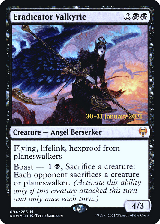 Eradicator Valkyrie [Kaldheim Prerelease Promos]