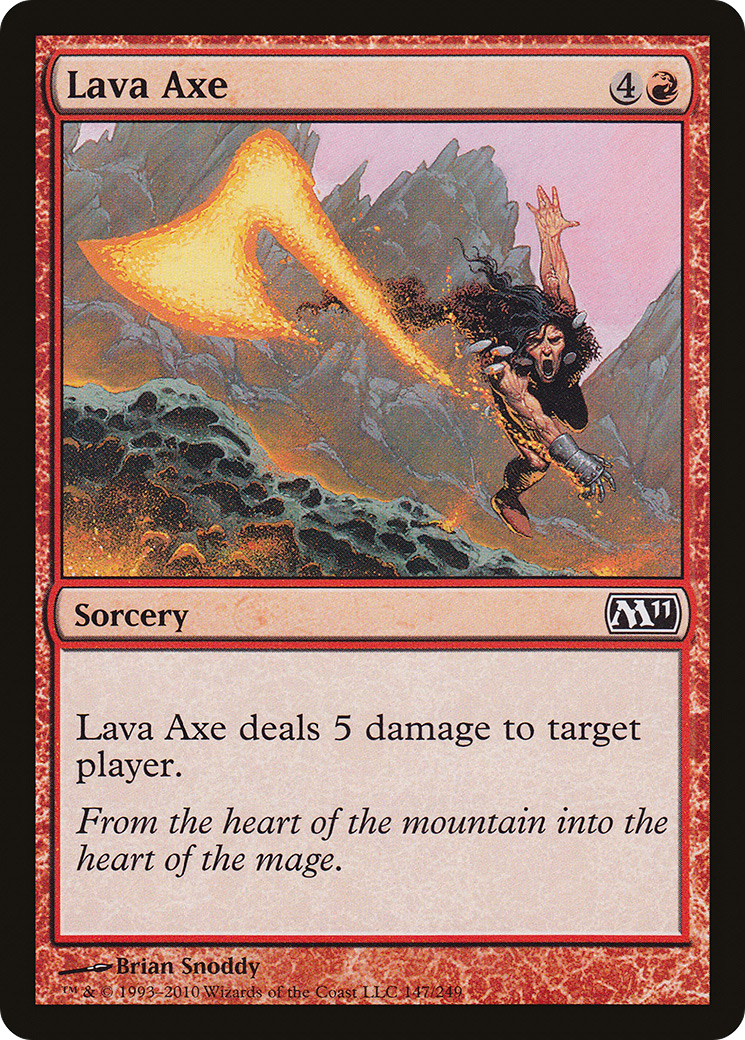Lava Axe [Magic 2011] Foil