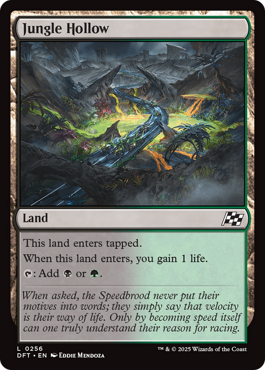 Jungle Hollow Foil (256) - Aetherdrift