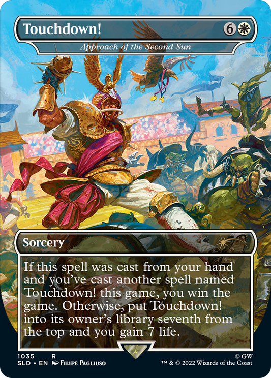 Touchdown! - Approach of the Second Sun (Borderless) [Secret Lair Drop Series] Foil