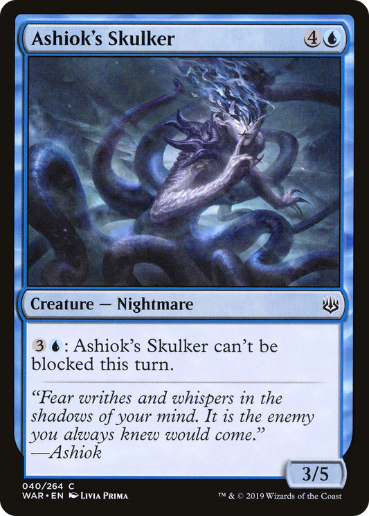 Ashiok's Skulker [War of the Spark] Foil