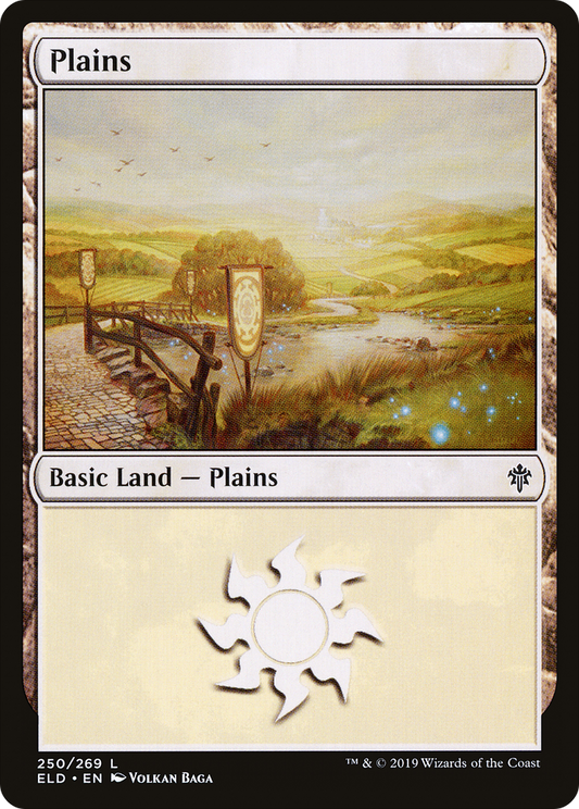 Plains (250) [Throne of Eldraine] Foil