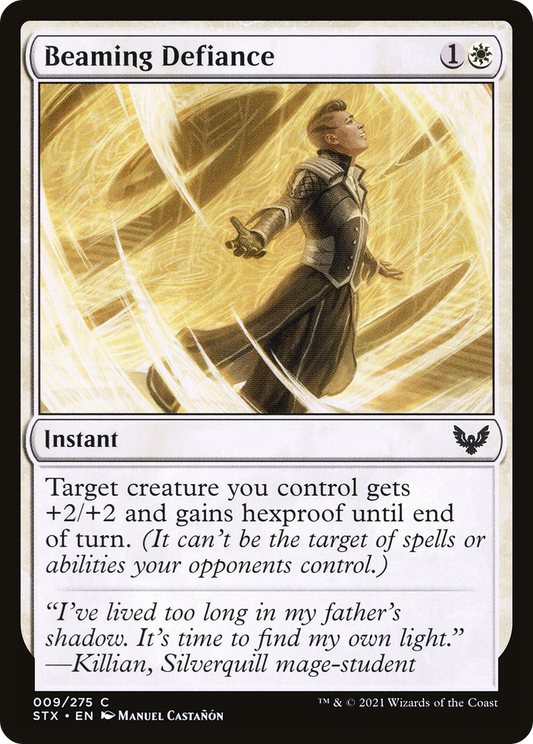 Beaming Defiance [Strixhaven: School of Mages]