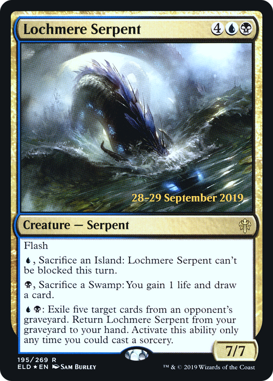 Lochmere Serpent [Throne of Eldraine Prerelease Promos]
