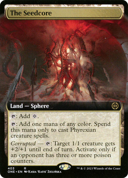 The Seedcore (Extended Art) [Phyrexia: All Will Be One] Foil